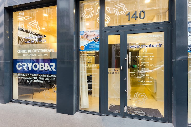 CRYOBAR Cryolipolyse et Cryothérapie Paris